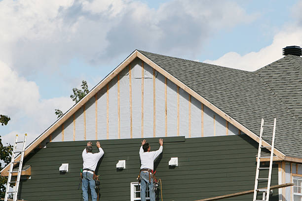 Professional Wood Siding technician working in Miller Place, NY